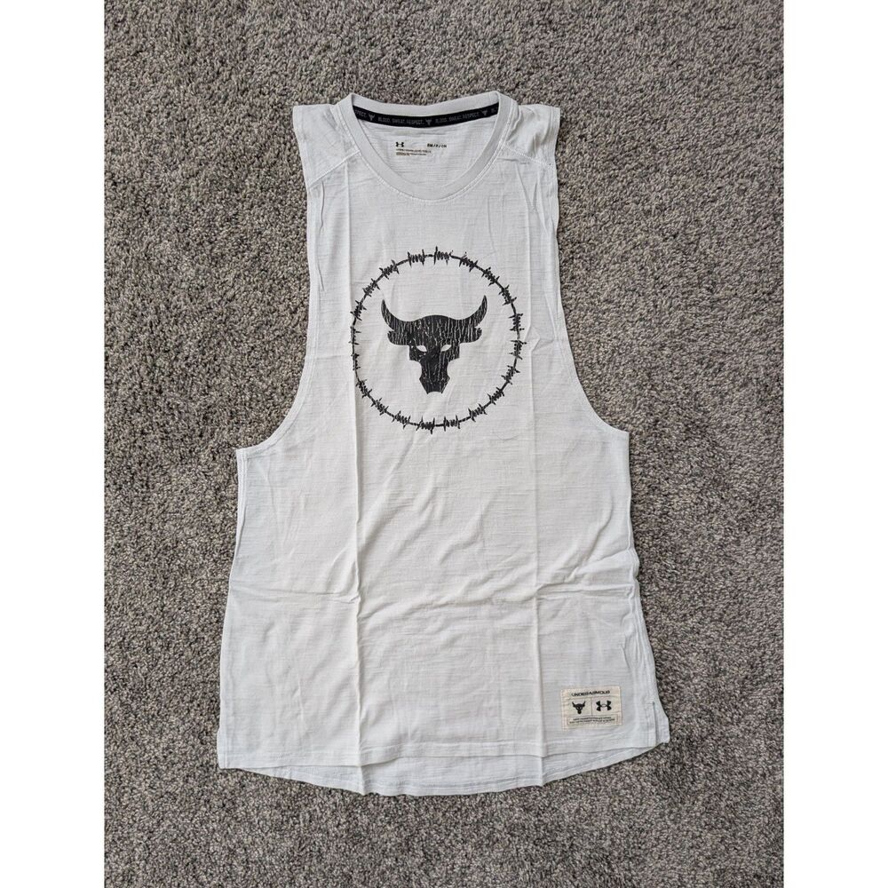 Under Armour Black and Gray Graphic Men's Workout Tank